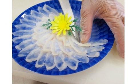 冷凍【3年とらふぐのフグ刺し】てっさ（約2人前）