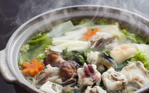 ホテルアナガ自家製　淡路島3年とらふぐてっさ付 鍋セット （2人前）