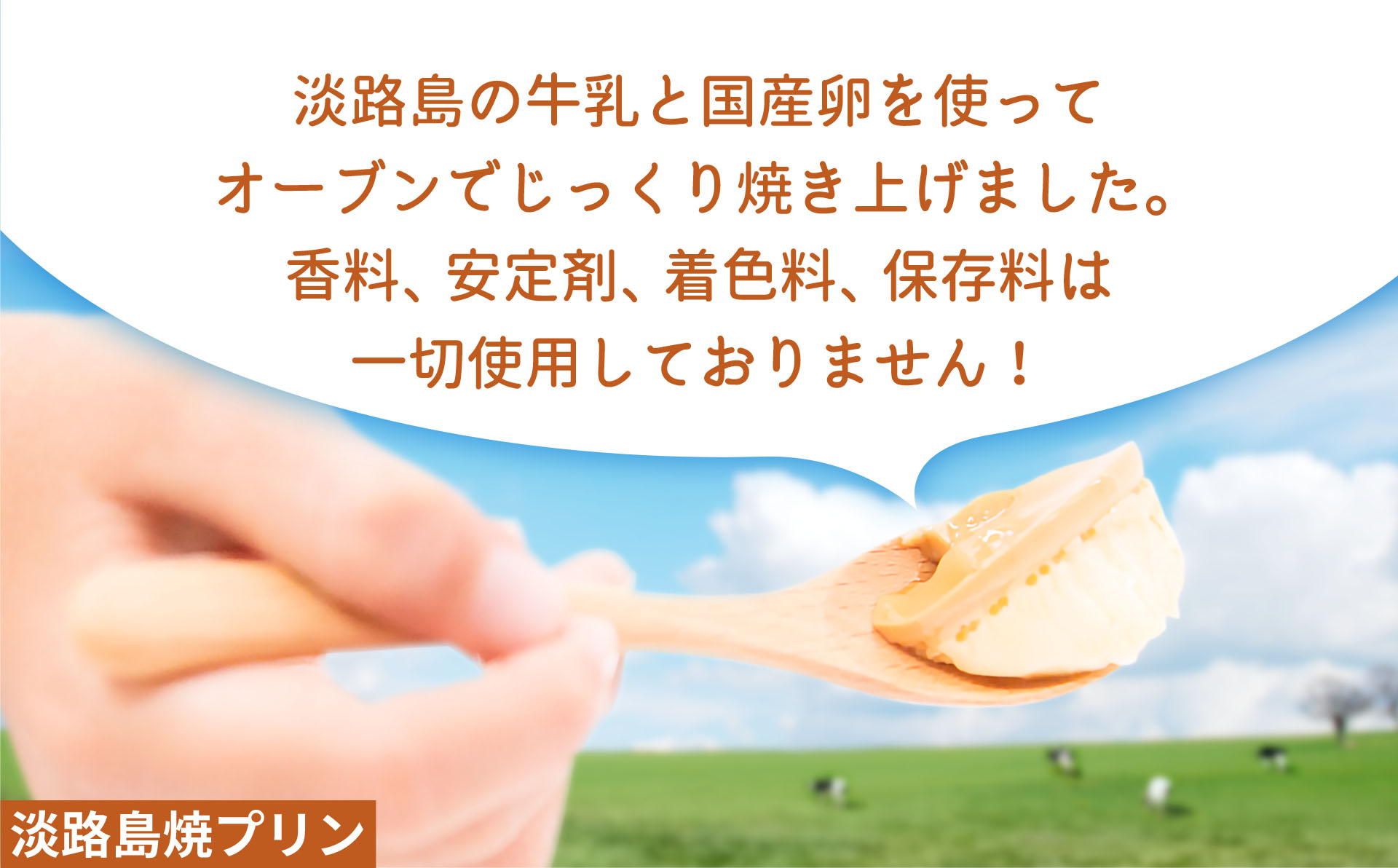 淡路島モッツァレラチーズとヨーグルト、焼プリンのセット