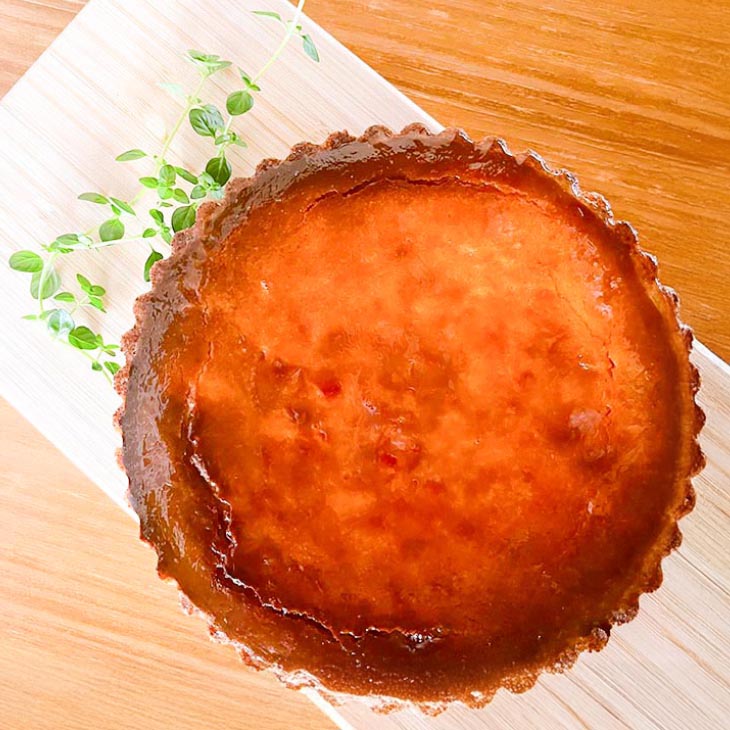 島の恵みたっぷりチーズケーキタルト