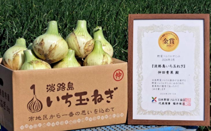 【野菜ソムリエサミット金賞】淡路島新玉ねぎ5kg【仲田青果の淡路島いち玉ねぎ】　◆配送3月上旬～5月下旬