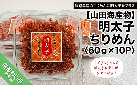 【山田海産物】明太子ちりめん 60ｇ×10パック