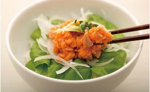 【若男水産】ねぎとろサクラマス（3人前）ねぎとろ丼、手巻き寿司に！【淡路島サクラマス】