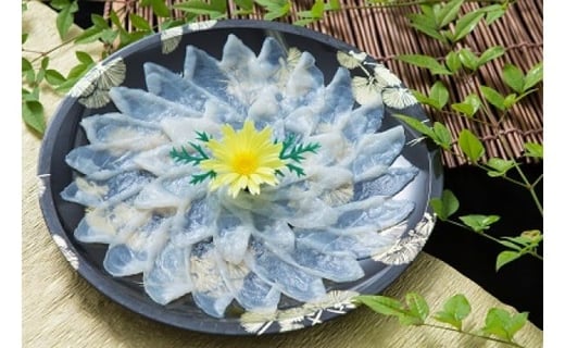 【淡路島3年とらふぐ】フグ刺し・活てっさ(約2人前)