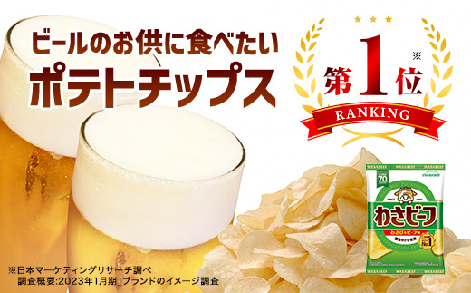 山芳製菓のポテトチップス　わさビーフ（50g×12袋）＆オリジナルグッズセット AS12AC15