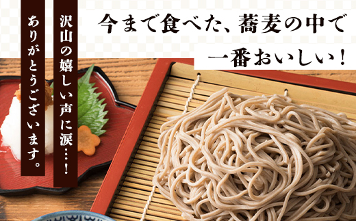 半生夜久野そば10人前セット【やくの麺業】 AS2B18