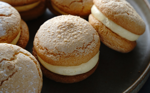 弁天堂 特製カスタードクリームのブッセ 約40g×6個　　[ス