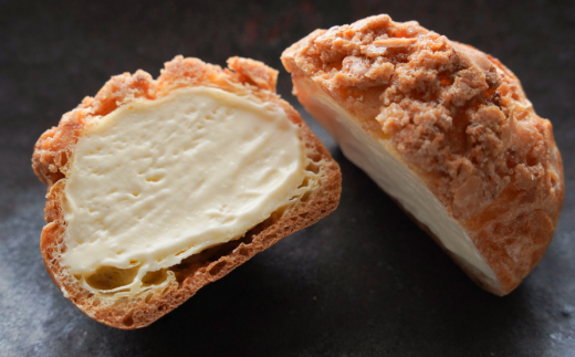 弁天堂 クッキーシュークリーム 8個　　[スイーツ カスター