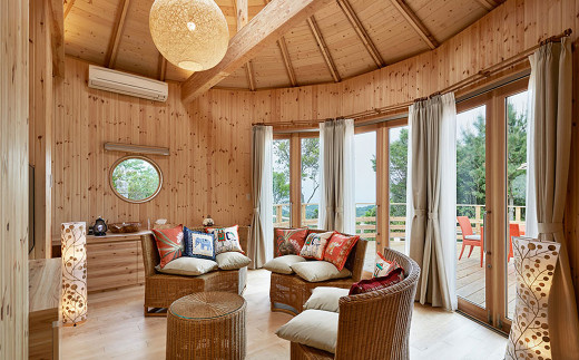 ニジゲンノモリグランシャリオ北斗七星135°ペア宿泊券  1泊