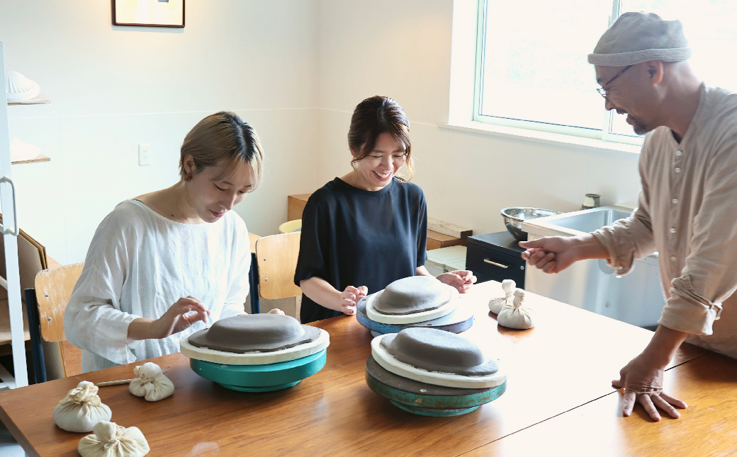 【Awabi ware】 プレミアム陶芸体験 ペアチケット