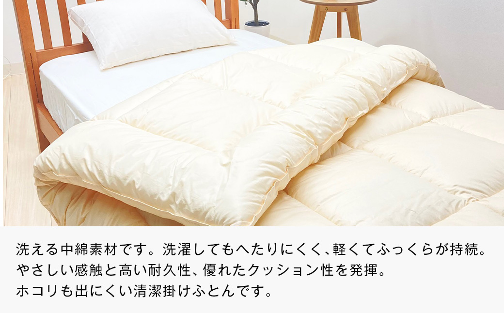 清潔掛ふとん 洗えるインビスタ ダクロン 掛布団 日本製 SL 