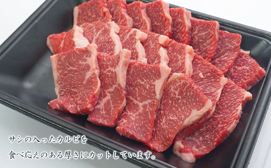 淡路牛カルビ焼肉 500g（250ｇ×2ＰＣ）　[冷凍 牛肉 焼肉セッ
