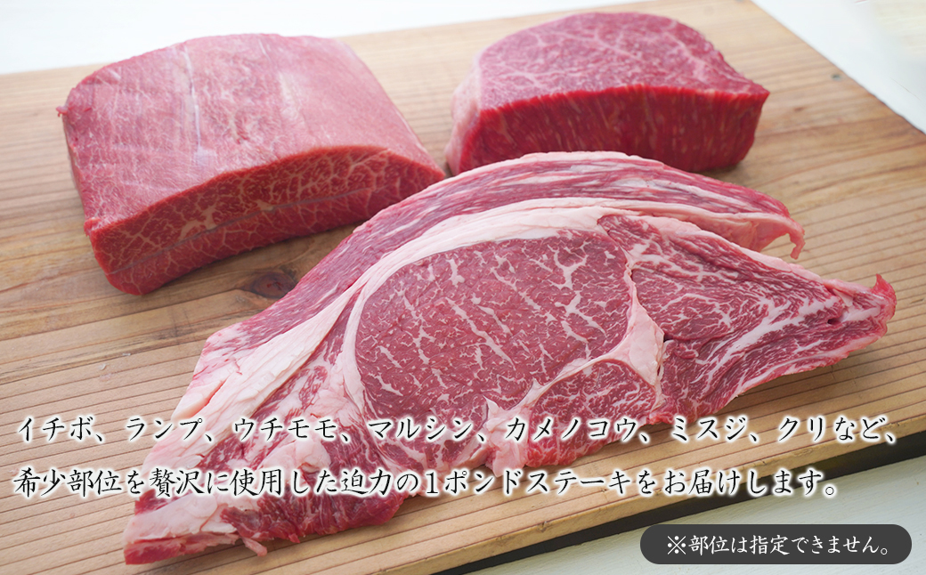 淡路牛希少部位1ポンドステーキ　約450ｇ　　[牛肉 冷凍 国