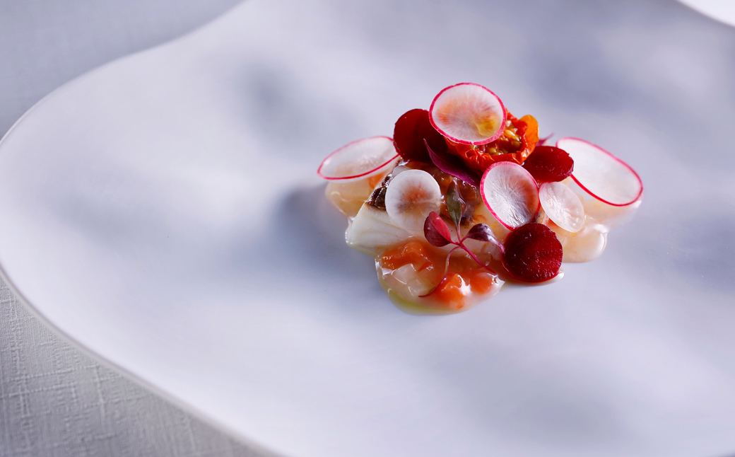 Auberge フレンチの森レストラン各棟共通　ペアディナー食事