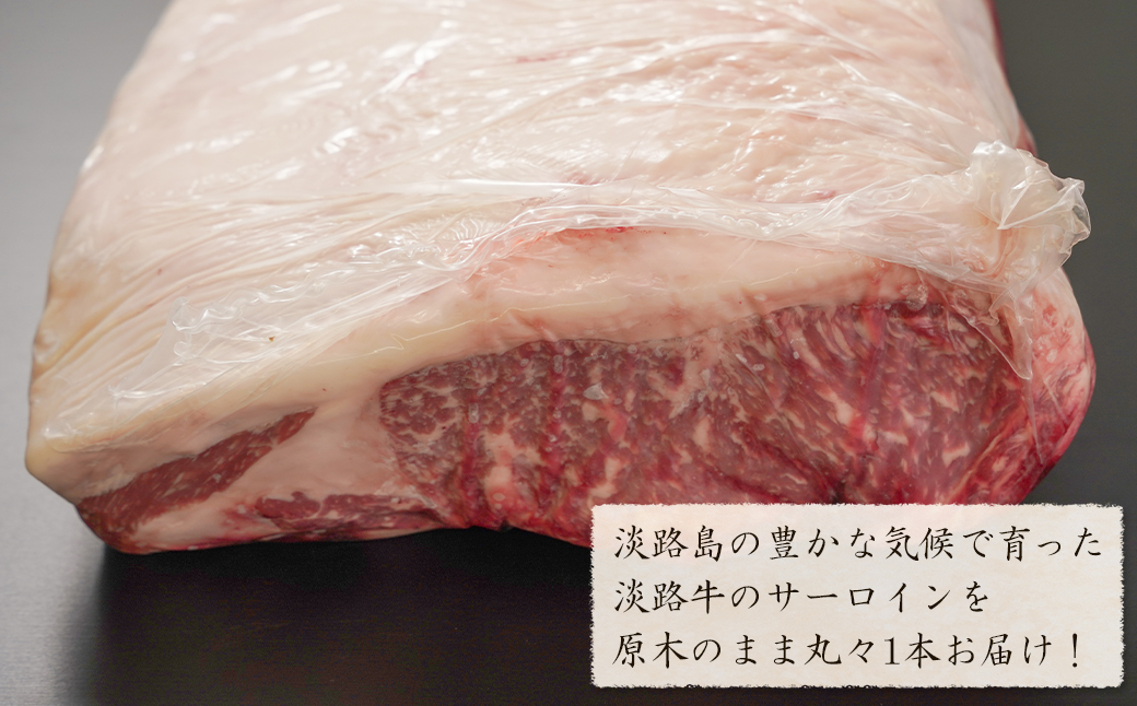 淡路牛 サーロイン 原木丸々1本 約6～8kg　　[ブロック 牛肉 