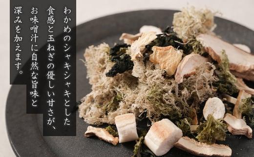 淡路島産わかめと玉ねぎのみそ汁の具　41g×5袋【乾燥みそ