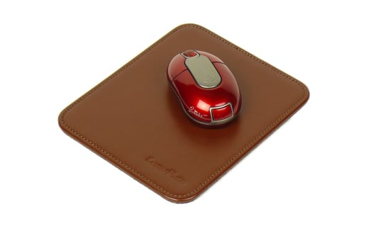 本革マウスパッド【コンパクトサイズ】（ダークブラウン