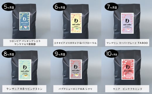 【定期便10ヶ月】スペシャルティーコーヒー定期便（豆２０