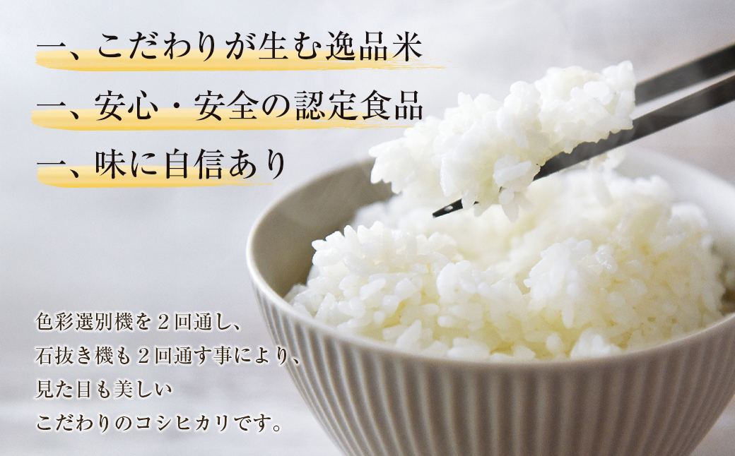 野添農園のコシヒカリ 5kg「ひょうご安心ブランド」　[精米