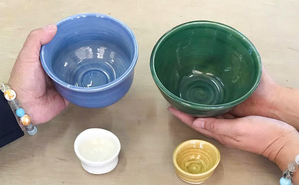 淡路市立陶芸館で陶芸体験