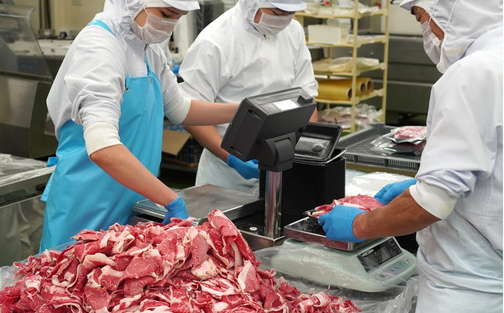 【定期便3ヶ月】淡路牛 切り落し　1.2kg (300g×4パック）　[小