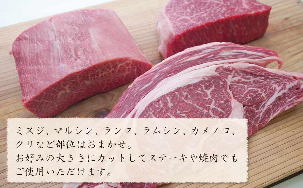 淡路牛 希少部位ブロック 約500g　　[ローストビーフ 牛肉 
