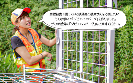 【ジビエハンバーグ】淡路島産イノシシハンバーグ24個セッ