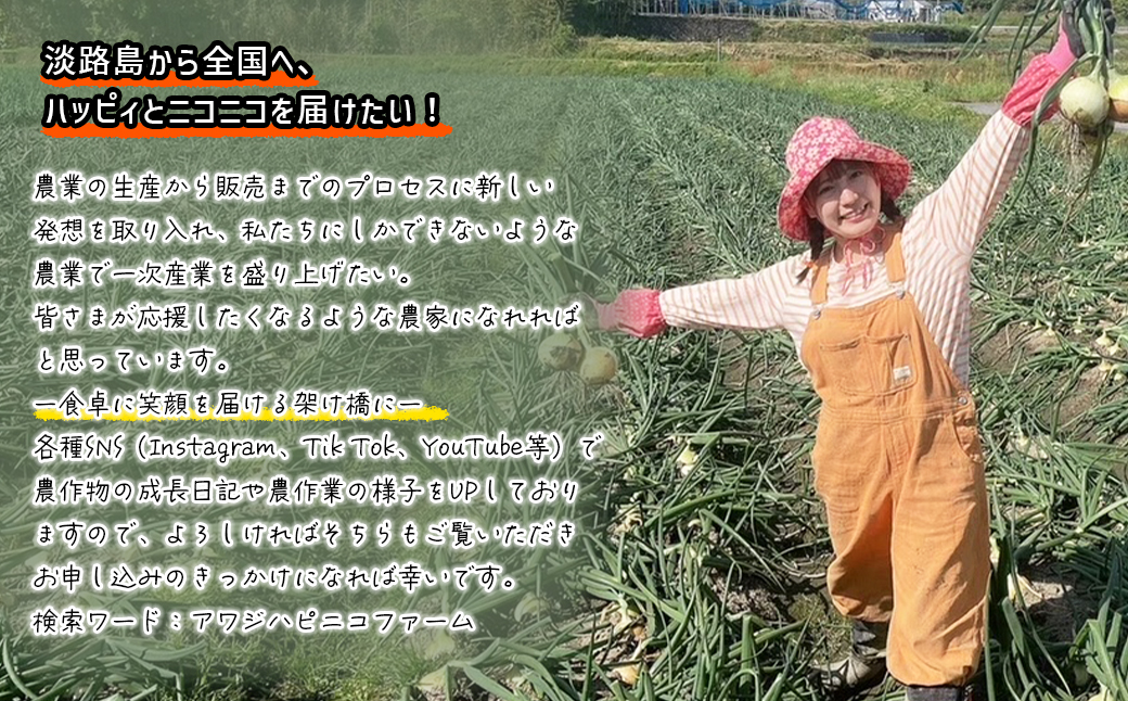 まるでフルーツ？！淡路島産ブランド新玉ねぎ 極早生 「に