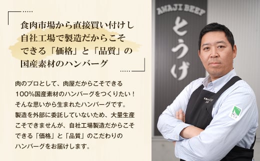 訳アリ 淡路島玉ねぎと国産牛のミニハンバーグ4.2kg　40ｇ×1