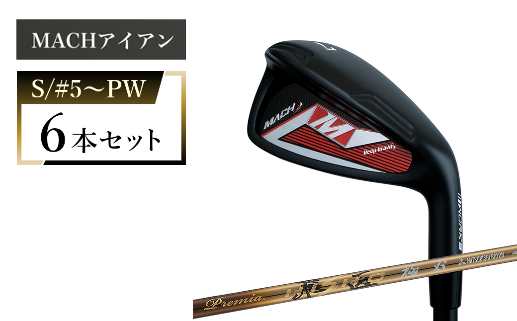 ワークスゴルフ MACHアイアン 6本セット プレミア飛匠・極