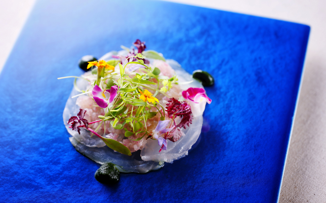 Auberge フレンチの森レストラン各棟共通　ペアディナー食事