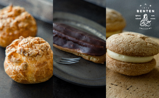 【定期便3ヶ月】弁天堂 スイーツ定期便（クッキーシューク