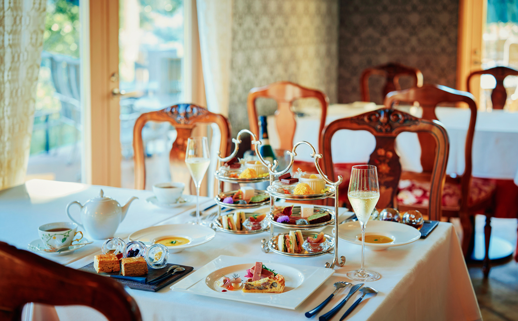 オーベルジュ フレンチの森 The Afrernoon Teaお食事券(2名様ペ