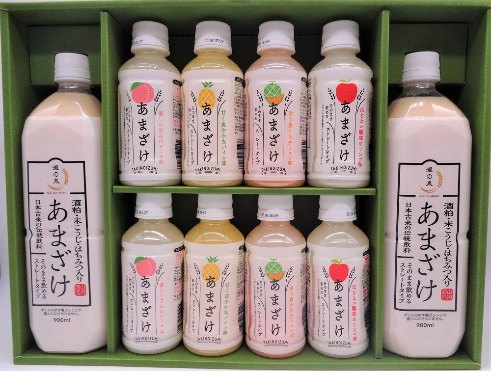 酒粕屋さんのフルーツ甘酒セット（10本入り） [あまざけ 果物 ドリンク ペットボトル]