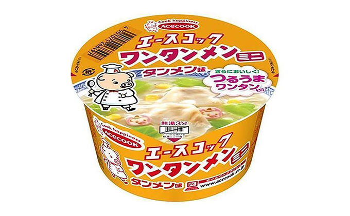 ミニ ワンタンメン タンメン味 39g×12個入[ エースコック ラーメン 