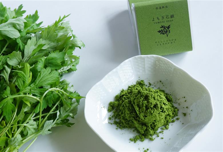 mogiyomogiの『よもぎ石鹸』4個入り [美容 石けん せっけん]