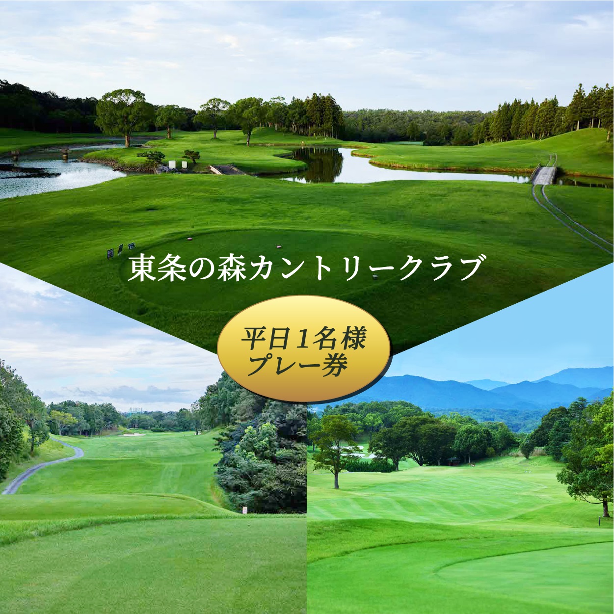 東条の森カントリークラブ 平日 1名様 プレー券 東条の森CC [ ゴルフ 加東市 兵庫県 関西 ゴルフ場 ]