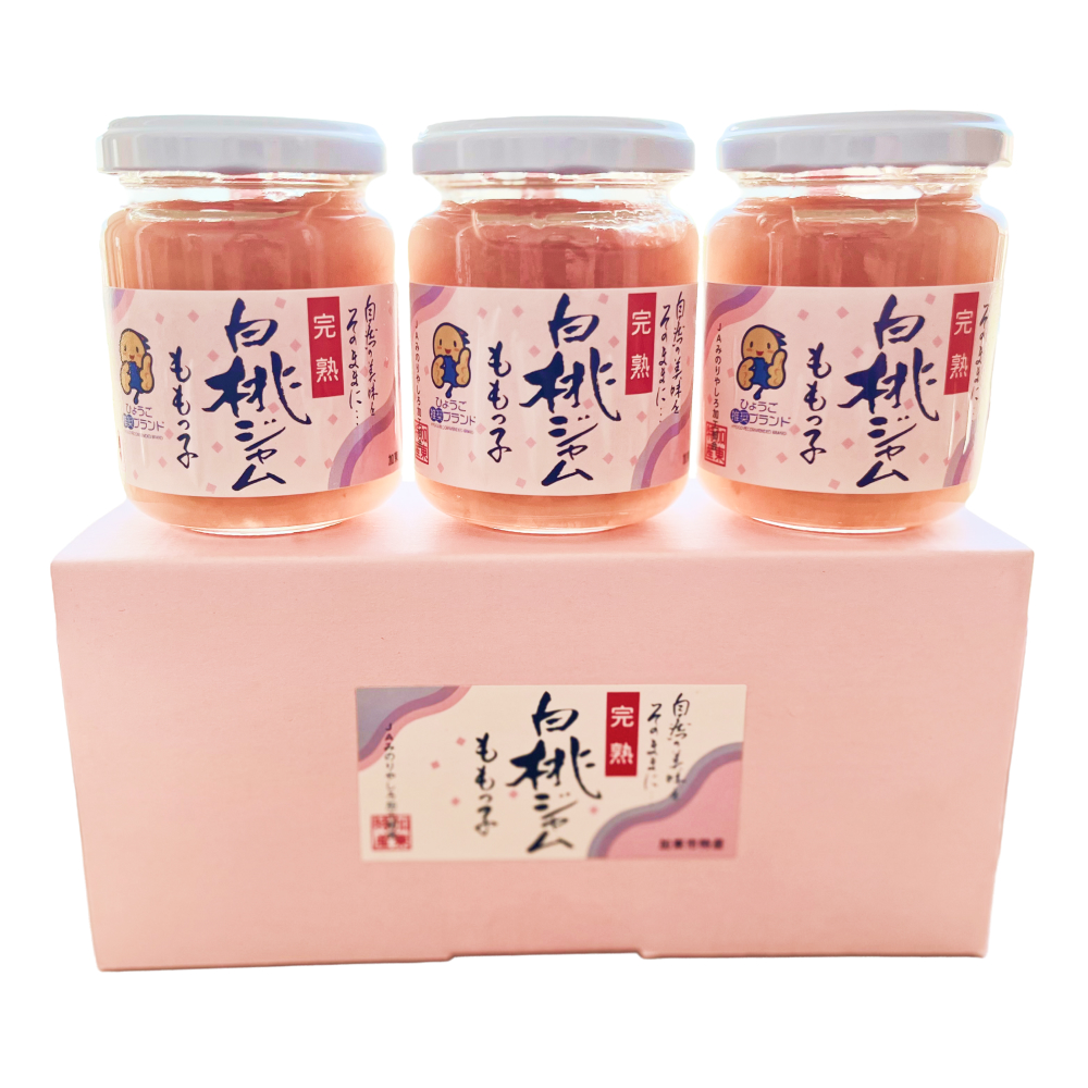 桃ジャム 「ももっ子」140g × 3個入り 1箱 [ 桃 もも モモ ジャム トースト 朝食 フルーツソース 果物　フルーツ　手作り ]