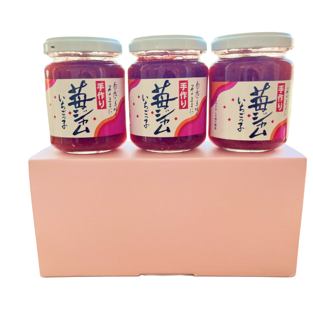 いちごジャム 「いちごっ子」140g × 3個入り 3箱 [ 苺 いちご イチゴ ジャム トースト 朝食 フルーツソース  果物　フルーツ　手作り ]