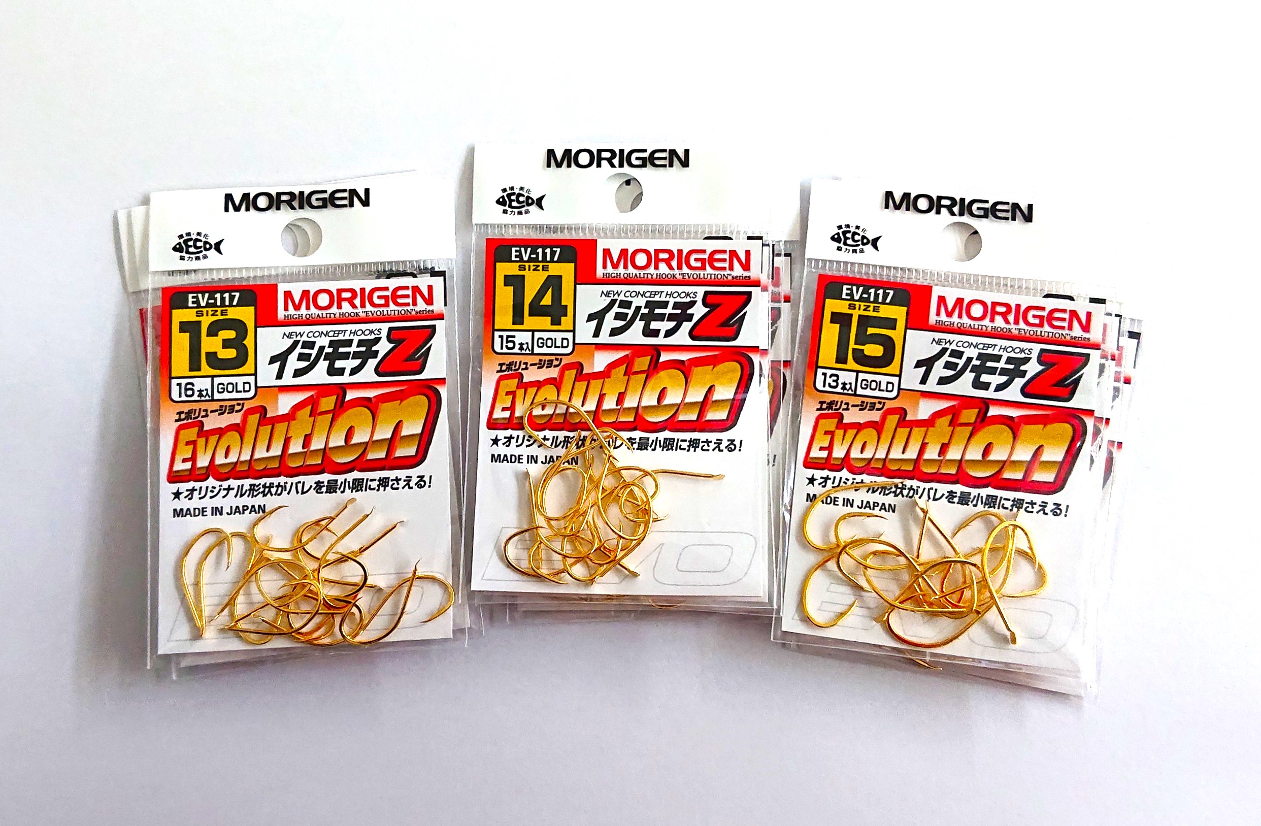 もりげん(MORIGEN)　釣針　イシモチZ　9枚セット(13号・14号・15号/各3枚) ［ 釣り　釣り針　海釣り］