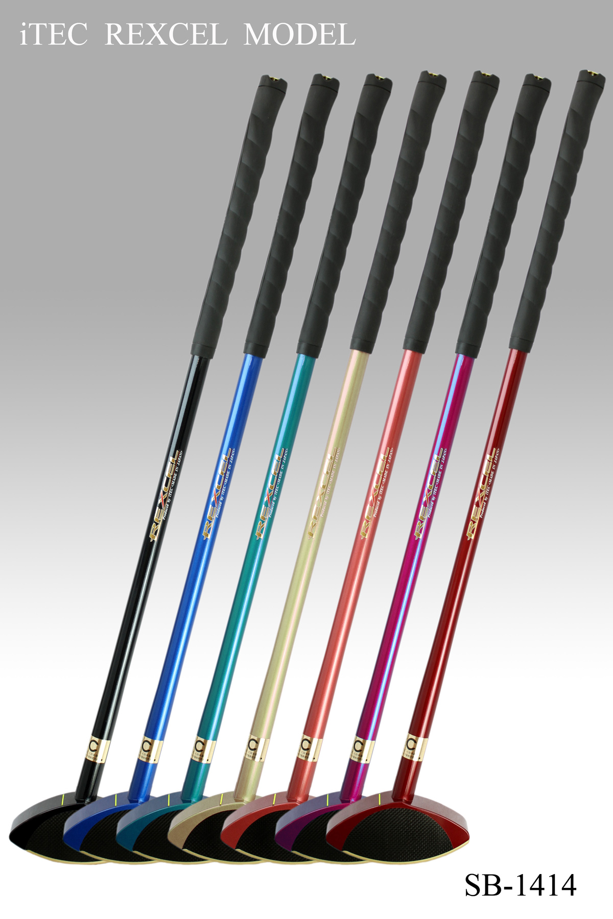 グラウンド・ゴルフクラブ SB-1414 ランニングソールクラブ 84.5cm 右打用 iTEC REXCEL MODEL ゴールド