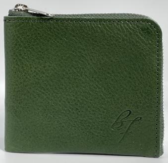 F-57　コインケース（本ヌメ革）グリーン　＊「本物」の革の質感がここにあります。