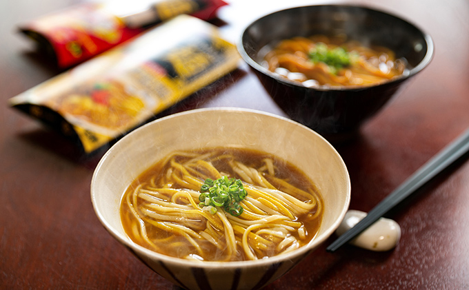 H-75 【TVで紹介】150年続く老舗乾麺メーカーの『カレー麺』