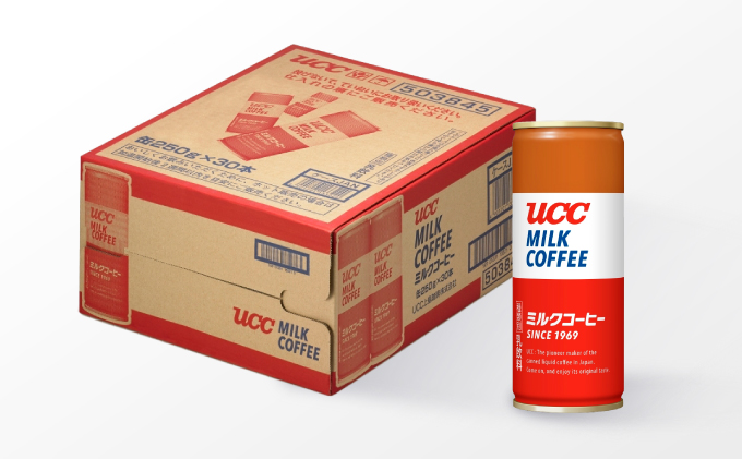G-141【UCC ミルクコーヒー】缶コーヒー250ml 30本入り