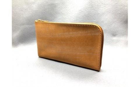 E-33 SHOZOウォレット（財布）【牛革（ブライドルレザー）】キャメル 　 ※「アジア・パシフィック・レザー・フェア２０１９」革小物部門グランプリ受賞