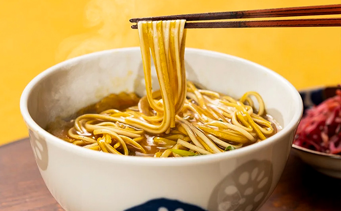 H-75 【TVで紹介】150年続く老舗乾麺メーカーの『カレー麺』