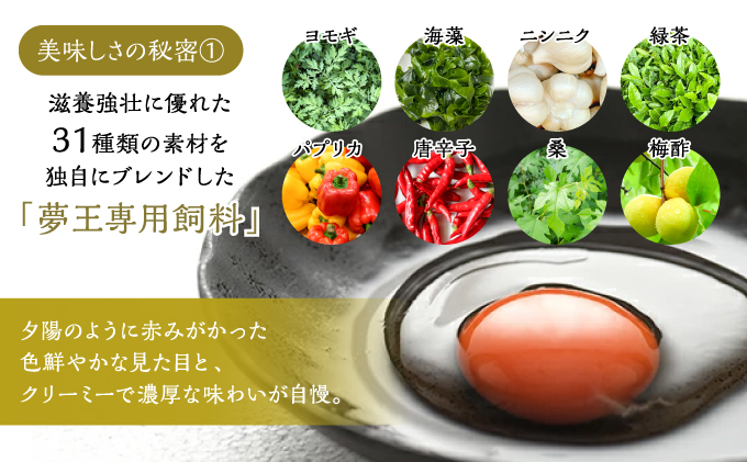 H-159【TVで話題】日本一に選ばれた高級卵「夢王(30個）」たまごかけごはん祭り3年連続グランプリ受賞！