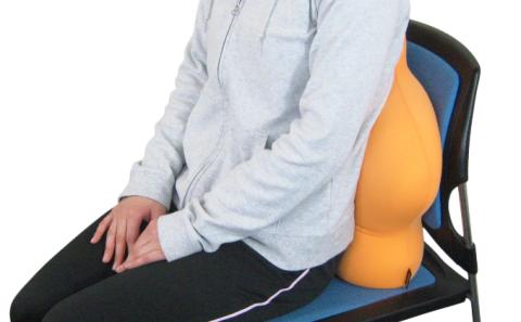 H-21 【腰用クッション】CuCuスタンダード(こげ茶)