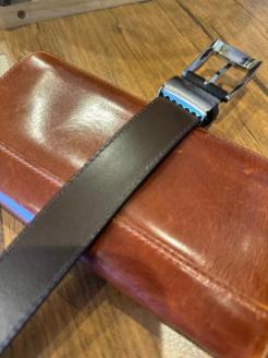 H-213　張り合わせベルト30㎜　Leather BELT125