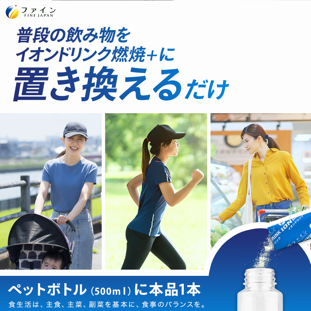 H-227　【機能性表示食品】イオンドリンク燃焼プラス×２個セット